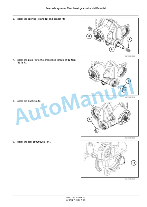 New Holland B100C, B100C LR, B100C TC, B110C, B110C TC, B115C Stage IIIB Tractor Loader Backhoe Service Manual 47847151 3 New Holland B100C, B100C LR, B100C TC, B110C, B110C TC, B115C Stage IIIB Tractor Loader Backhoe Service Manual 47847151 - Image 3