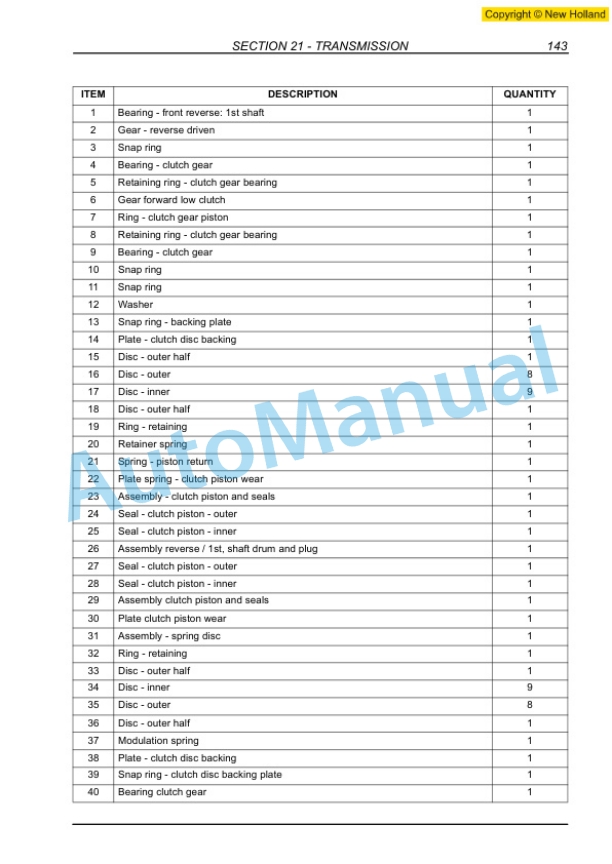 New Holland B110, B115 Backhoe Loader Repair Manual 87643846 2 New Holland B110, B115 Backhoe Loader Repair Manual 87643846-2