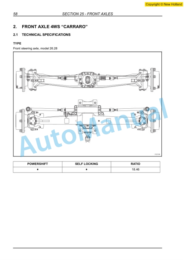 New Holland B110, B115 Backhoe Loader Repair Manual 87643846 3 New Holland B110, B115 Backhoe Loader Repair Manual 87643846-3