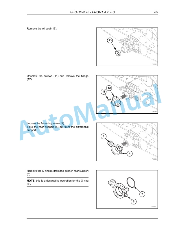 New Holland B110, B115 Tier 3 Loader Backhoe Repair Manual 87643850NA 3 New Holland B110, B115 Tier 3 Loader Backhoe Repair Manual 87643850NA - Image 3