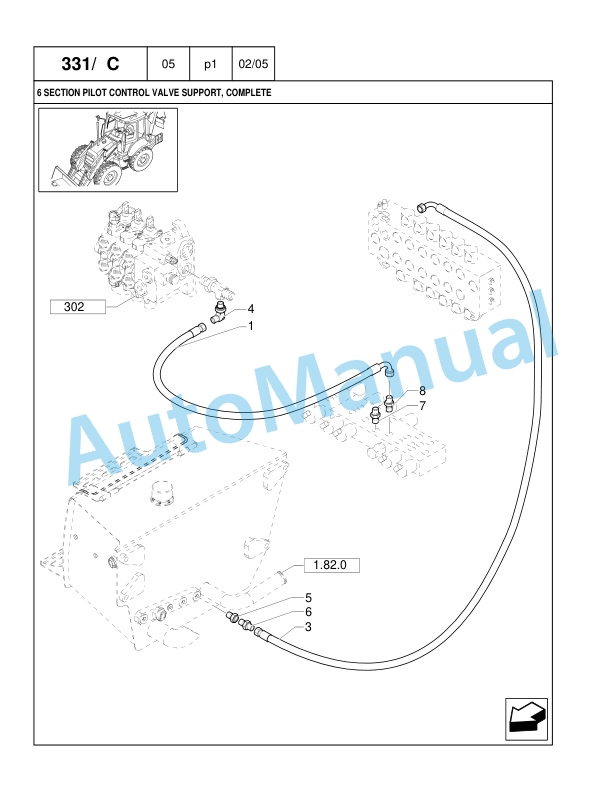 New Holland B115 Loader Backhoe Parts Catalogue 87364132NA 3 New Holland B115 Loader Backhoe Parts Catalogue 87364132NA-3