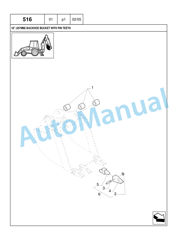 New Holland B115 Loader Backhoe Parts Catalogue 87364132NA 4 New Holland B115 Loader Backhoe Parts Catalogue 87364132NA-4