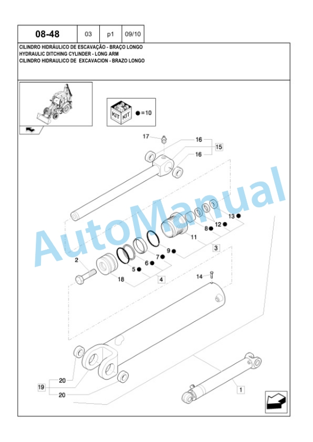 New Holland B90B, B95B, B110B Backhoe Loader Parts Catalogue 84381294 4 New Holland B90B, B95B, B110B Backhoe Loader Parts Catalogue 84381294-4