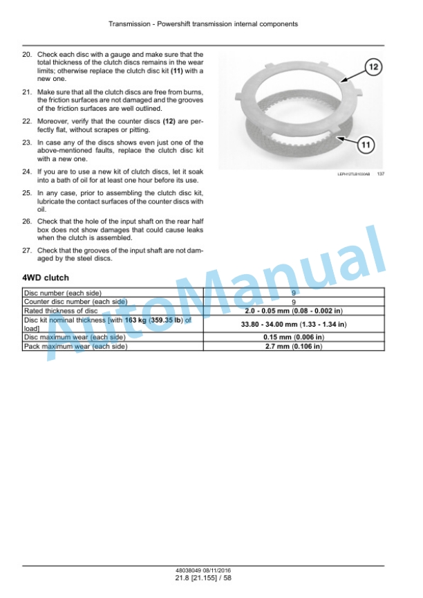 New Holland B95C, B95CLR, B95CTC, B110C Tier 4B Final Tractor Loader Backhoe Service Manual 48082155 5 New Holland B95C, B95CLR, B95CTC, B110C Tier 4B Final Tractor Loader Backhoe Service Manual 48082155 - Image 5