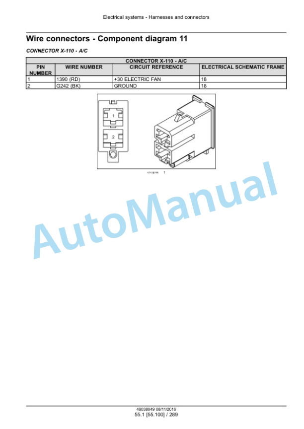 New Holland B95C, B95CLR, B95CTC, B110C Tier 4B Final Tractor Loader Backhoe Service Manual 48082160 2 New Holland B95C, B95CLR, B95CTC, B110C Tier 4B Final Tractor Loader Backhoe Service Manual 48082160 - Image 2