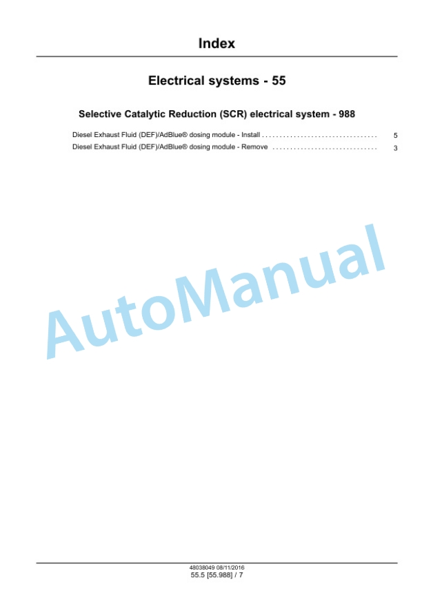 New Holland B95C, B95CLR, B95CTC, B110C Tier 4B Final Tractor Loader Backhoe Service Manual 48082160 5 New Holland B95C, B95CLR, B95CTC, B110C Tier 4B Final Tractor Loader Backhoe Service Manual 48082160 - Image 5