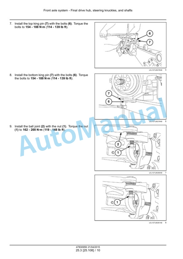 New Holland B95C, B95CTC, B110C Tier 4B Final Tractor Loader Backhoe Service Manual 47881801 2 New Holland B95C, B95CTC, B110C Tier 4B Final Tractor Loader Backhoe Service Manual 47881801 - Image 2
