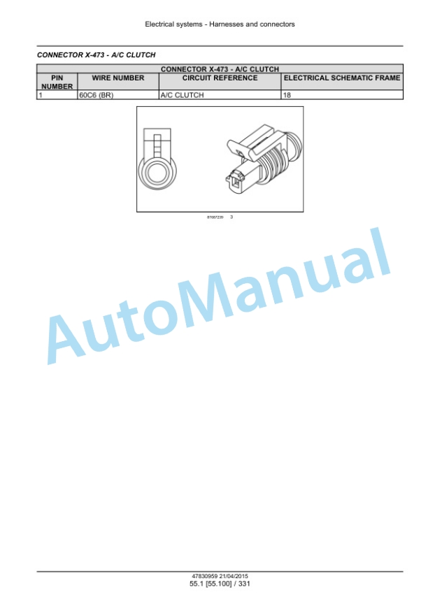 New Holland B95C, B95CTC, B110C Tier 4B Final Tractor Loader Backhoe Service Manual 47881805 3 New Holland B95C, B95CTC, B110C Tier 4B Final Tractor Loader Backhoe Service Manual 47881805-3