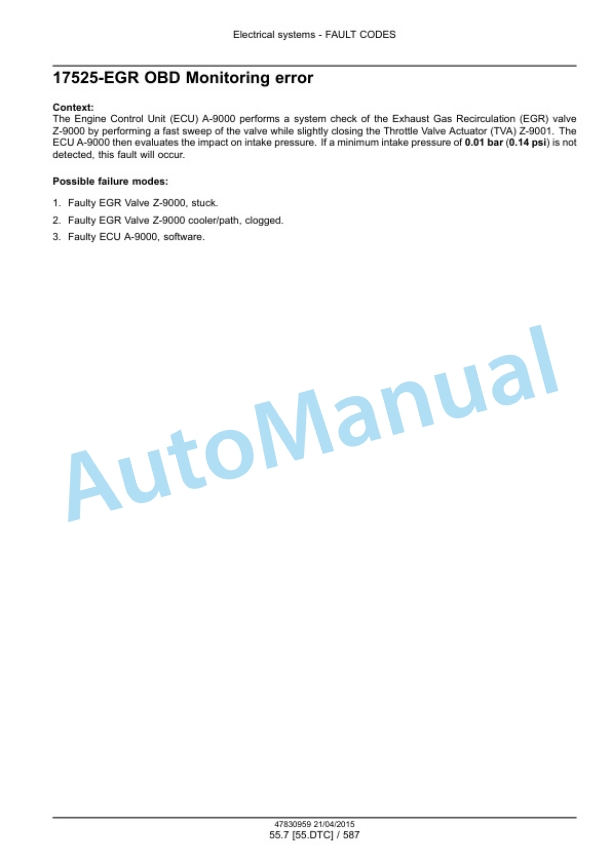 New Holland B95C, B95CTC, B110C Tier 4B Final Tractor Loader Backhoe Service Manual 47881807 3 New Holland B95C, B95CTC, B110C Tier 4B Final Tractor Loader Backhoe Service Manual 47881807 - Image 3