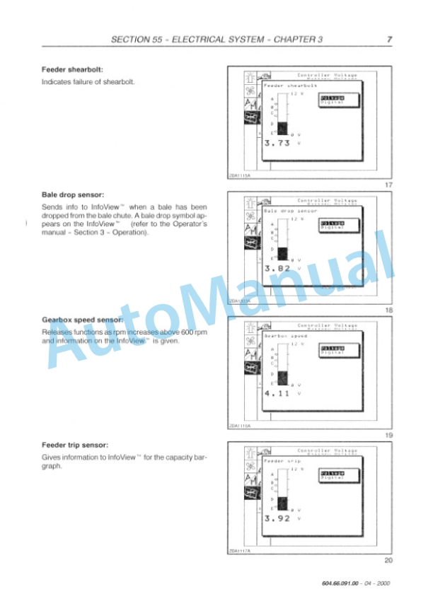 New Holland BB940, BB960 Big Baler Repair Manual 6046609100 3 New Holland BB940, BB960 Big Baler Repair Manual 6046609100 - Image 3
