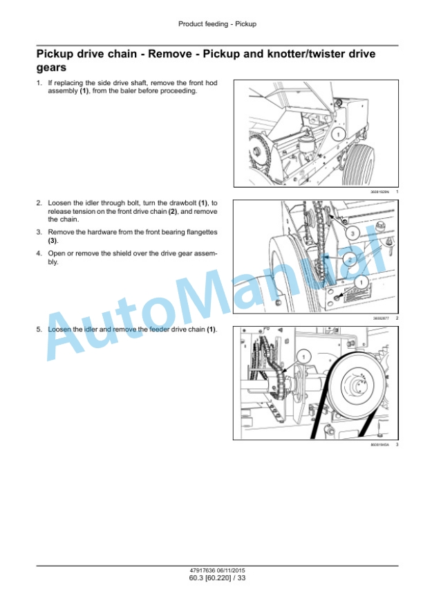 New Holland BC5050, BC5060, BC5070, BC5070 Hayliner, BC5080 Square Baler Service Manual 47936443 5 New Holland BC5050, BC5060, BC5070, BC5070 Hayliner, BC5080 Square Baler Service Manual 47936443 - Image 5