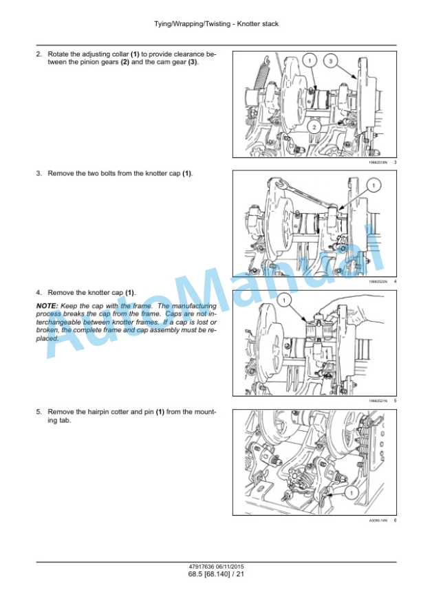 New Holland BC5050, BC5060, BC5070, BC5070 Hayliner, BC5080 Square Baler Service Manual 47936444 3 New Holland BC5050, BC5060, BC5070, BC5070 Hayliner, BC5080 Square Baler Service Manual 47936444 - Image 3