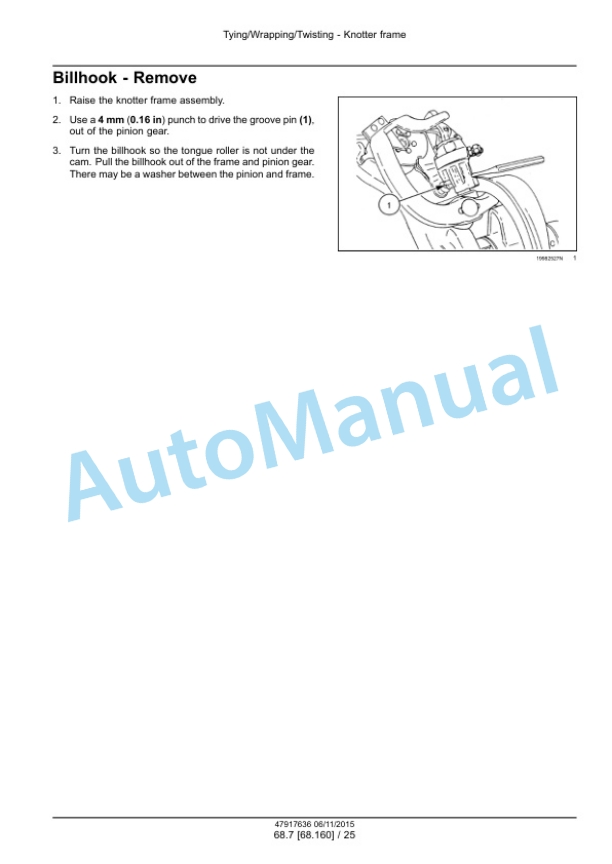 New Holland BC5050, BC5060, BC5070, BC5070 Hayliner, BC5080 Square Baler Service Manual 47936444 4 New Holland BC5050, BC5060, BC5070, BC5070 Hayliner, BC5080 Square Baler Service Manual 47936444 - Image 4