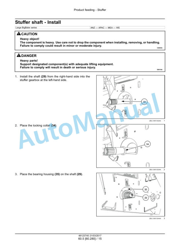 New Holland BigBaler 1270 PLUS, BigBaler 1290 PLUS Square Baler Service Manual 48123740 5 New Holland BigBaler 1270 PLUS, BigBaler 1290 PLUS Square Baler Service Manual 48123740 - Image 5