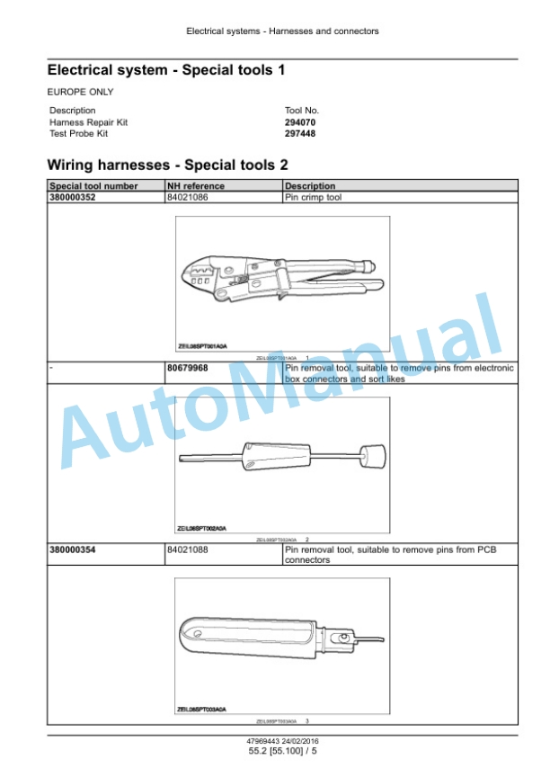 New Holland BigBaler 870, BigBaler 890, BigBaler 1270, BigBaler 1290 Square Baler Service Manual 47969443 2 New Holland BigBaler 870, BigBaler 890, BigBaler 1270, BigBaler 1290 Square Baler Service Manual 47969443 - Image 2