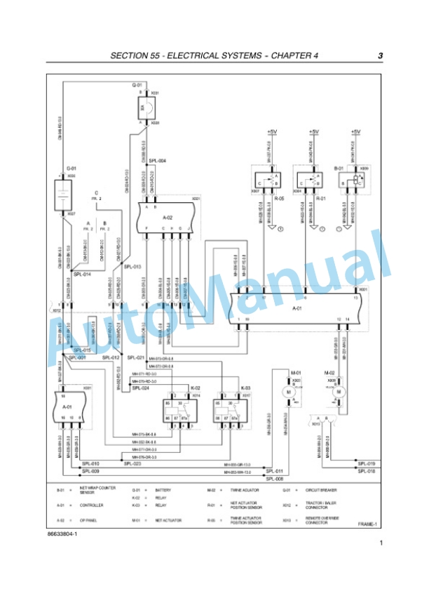 New Holland BR7060, BR7070 Service Manual 84275654 3 New Holland BR7060, BR7070 Service Manual 84275654-3