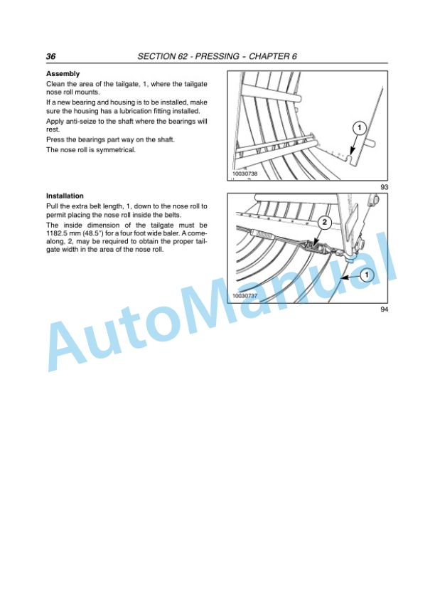 New Holland BR7060, BR7070 Service Manual 84275654 5 New Holland BR7060, BR7070 Service Manual 84275654-5