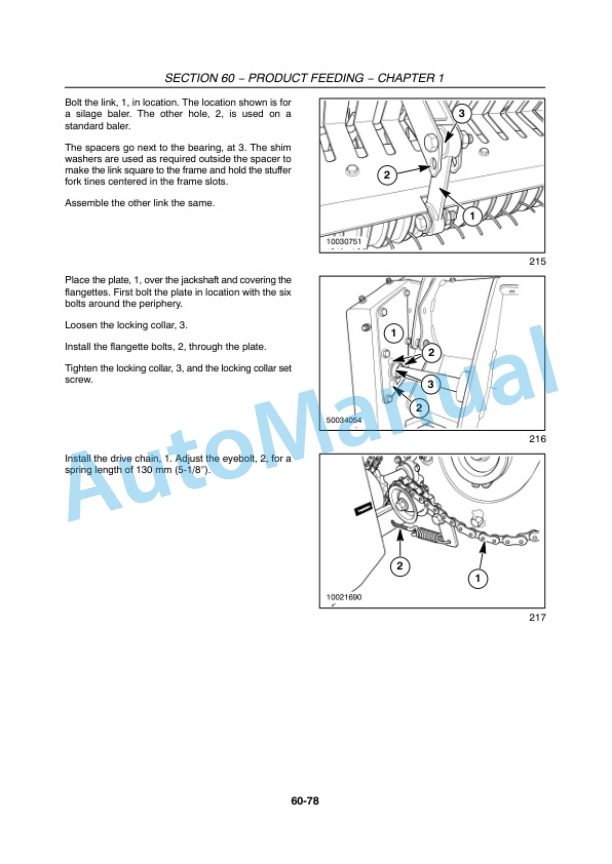 New Holland BR740, BR750 Round Baler Service Manual 6046623100 4 New Holland BR740, BR750 Round Baler Service Manual 6046623100 - Image 4