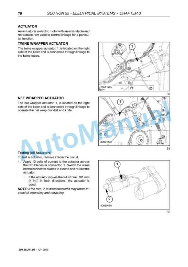 New Holland BR740A, BR750A Round Baler Repair Manual 6046624100 3 New Holland BR740A, BR750A Round Baler Repair Manual 6046624100 - Image 3