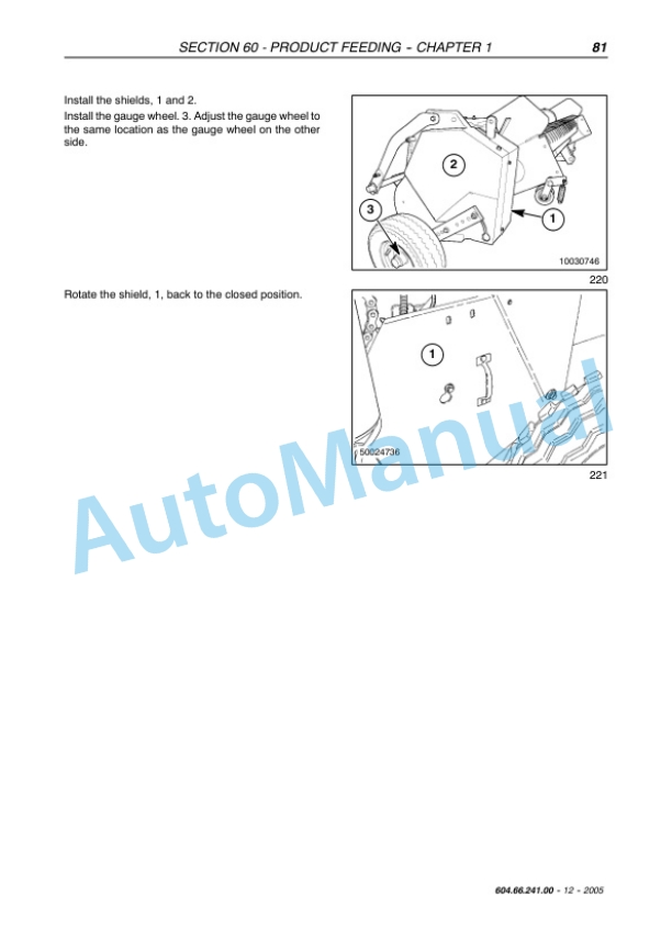 New Holland BR740A, BR750A Round Baler Repair Manual 6046624100 4 New Holland BR740A, BR750A Round Baler Repair Manual 6046624100 - Image 4