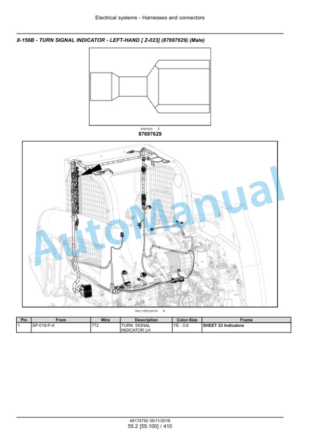 New Holland C245 Tier 4B Final 200 Series Compact Track Loader Service Manual 48174793 3 New Holland C245 Tier 4B Final 200 Series Compact Track Loader Service Manual 48174793 - Image 3
