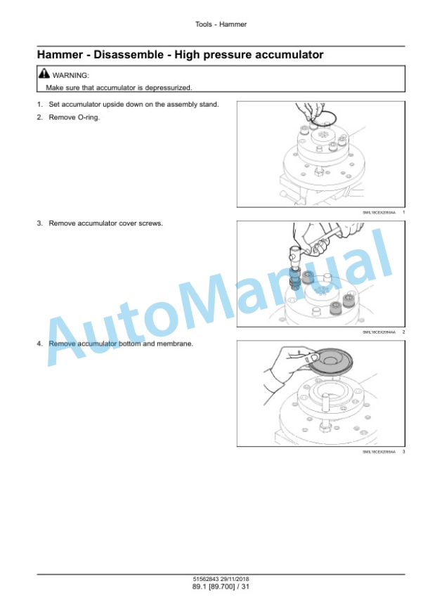 New Holland CB 150S Hydraulic Breaker Service Manual 51562843 4 New Holland CB 150S Hydraulic Breaker Service Manual 51562843-4