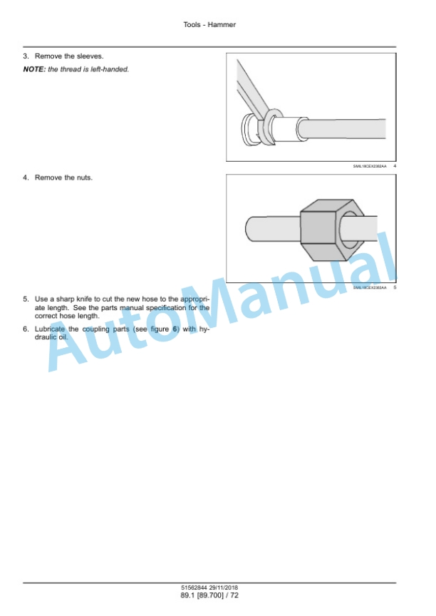 New Holland CB 240S, CB 290S, CB 370S Hydraulic Breaker Service Manual 51562844 5 New Holland CB 240S, CB 290S, CB 370S Hydraulic Breaker Service Manual 51562844-5