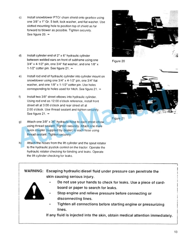 New Holland Converting 3 Point Blower to Front Mount Retrofit Kit Operation and Maintenance Manual 42871710 4 New Holland Converting 3 Point Blower to Front Mount Retrofit Kit Operation and Maintenance Manual 42871710-4