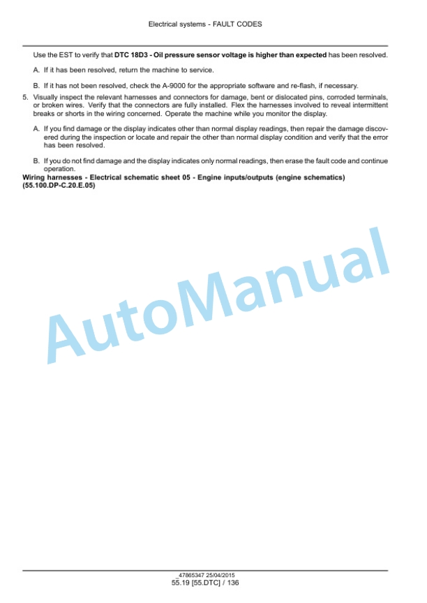 New Holland CR6.80, CR6.90, CR7.90, CR8.90, CR9.90 Tier 4B Final Combine Service Manual 47865347 3 New Holland CR6.80, CR6.90, CR7.90, CR8.90, CR9.90 Tier 4B Final Combine Service Manual 47865347 - Image 3