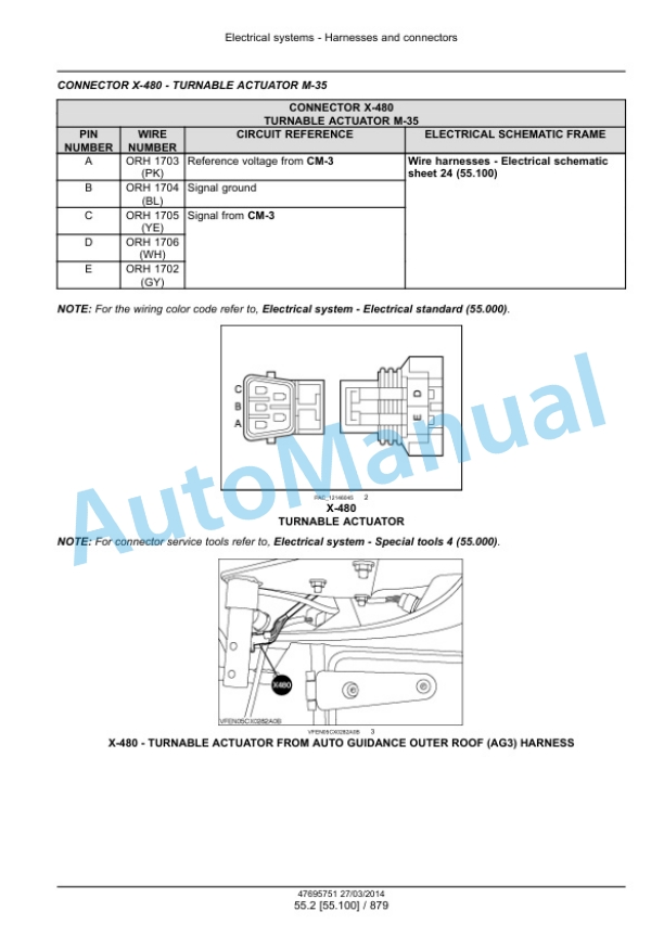 New Holland CR9090, CX8080, CX8090 Elevation Tier 4A Combine Service Manual 47712613 4 New Holland CR9090, CX8080, CX8090 Elevation Tier 4A Combine Service Manual 47712613-4