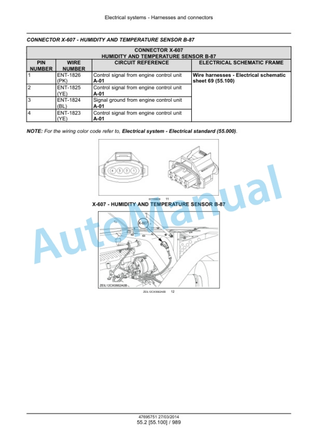 New Holland CR9090, CX8080, CX8090 Elevation Tier 4A Combine Service Manual 47712613 5 New Holland CR9090, CX8080, CX8090 Elevation Tier 4A Combine Service Manual 47712613-5