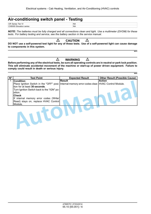 New Holland CR9090, CX8080, CX8090 Elevation Tier 4A Combine Service Manual 47712614 4 New Holland CR9090, CX8080, CX8090 Elevation Tier 4A Combine Service Manual 47712614 - Image 4