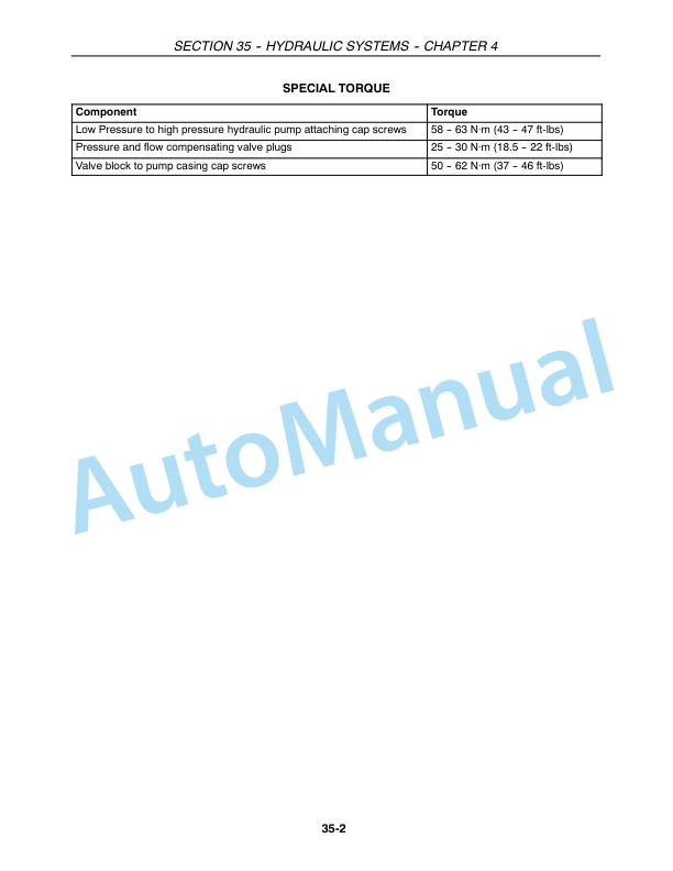 New Holland CR920, CR940, CR960, CR970 Combine Repair Manual 87600557 5 New Holland CR920, CR940, CR960, CR970 Combine Repair Manual 87600557-5