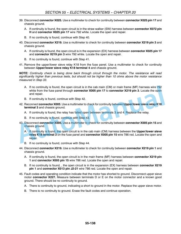New Holland CR920, CR940, CR960, CR970 Combine Repair Manual 87600565 3 New Holland CR920, CR940, CR960, CR970 Combine Repair Manual 87600565-3