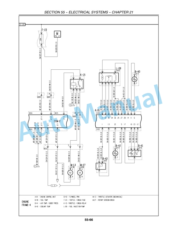 New Holland CR920, CR940, CR960, CR970 Combine Repair Manual 87600565 4 New Holland CR920, CR940, CR960, CR970 Combine Repair Manual 87600565-4