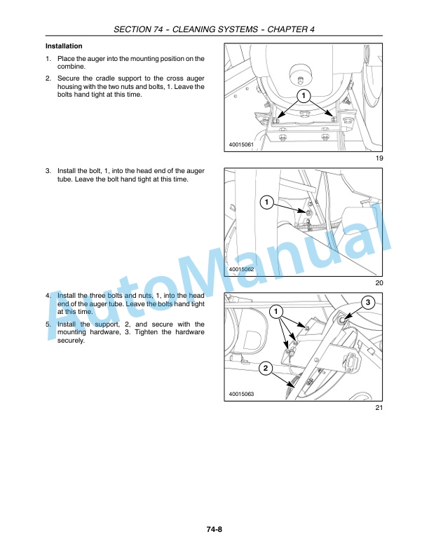 New Holland CR920, CR940, CR960, CR970 Combine Repair Manual 87600568 5 New Holland CR920, CR940, CR960, CR970 Combine Repair Manual 87600568-5