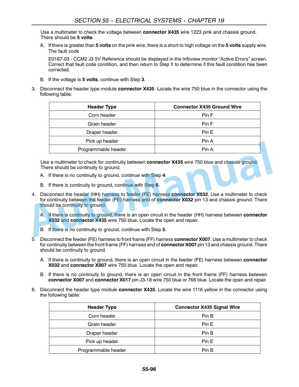 New Holland CR920, CR940, CR960, CR970 Combine Repair Manual 87600570 4 New Holland CR920, CR940, CR960, CR970 Combine Repair Manual 87600570 - Image 4