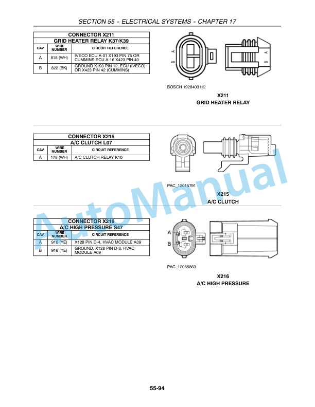 New Holland CR940, CR960, CR970 Combine Repair Manual 87682458 5 New Holland CR940, CR960, CR970 Combine Repair Manual 87682458-5