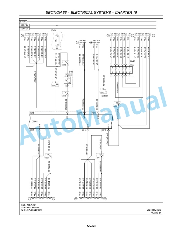 New Holland CR940, CR960, CR970 Combine Repair Manual 87682460 2 New Holland CR940, CR960, CR970 Combine Repair Manual 87682460-2