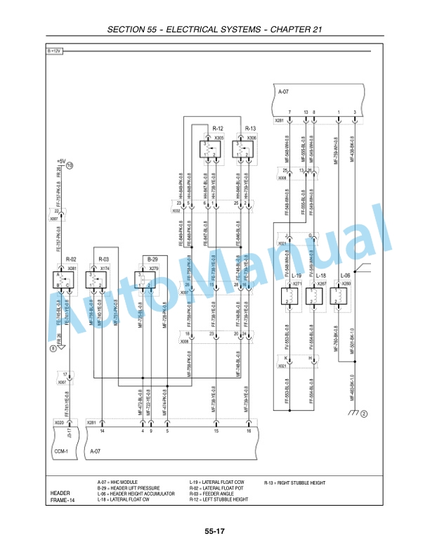 New Holland CR940, CR960, CR970 Combine Repair Manual 87682461-5