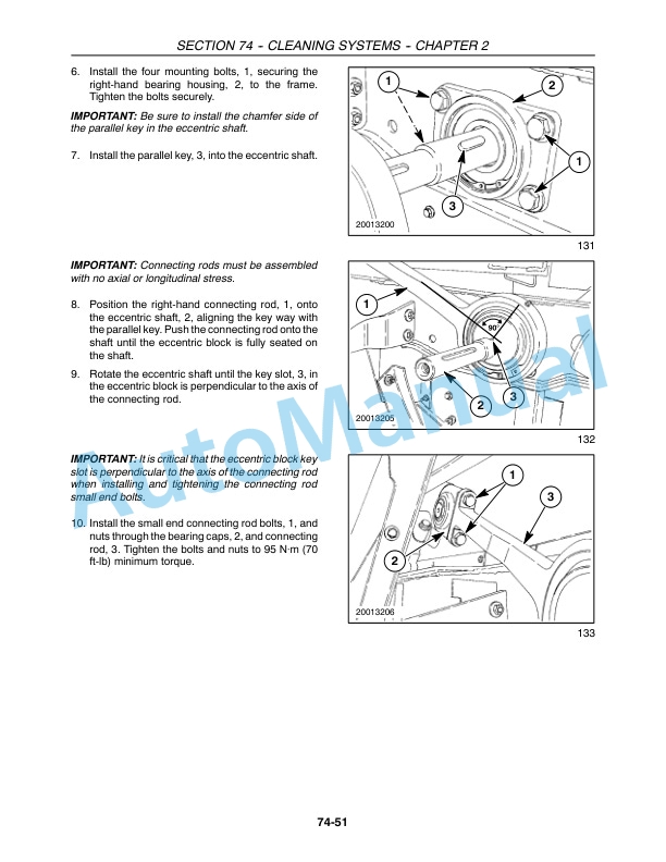 New Holland CR940, CR960, CR970 Combine Repair Manual 87682465-4