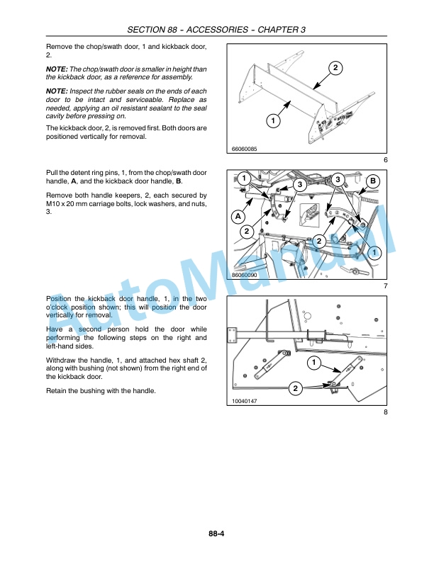 New Holland CR940, CR960, CR970 Combine Repair Manual 87682466 4 New Holland CR940, CR960, CR970 Combine Repair Manual 87682466-4