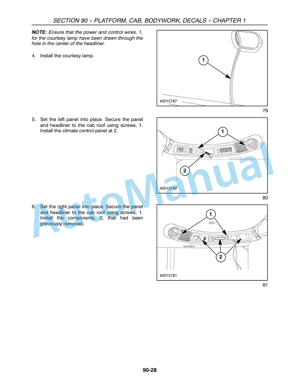 New Holland CR940, CR960, CR970 Combine Repair Manual 87682466 5 New Holland CR940, CR960, CR970 Combine Repair Manual 87682466-5