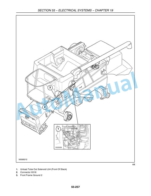 New Holland CR940, CR960, CR970 Combine Repair Manual 87682467 4 New Holland CR940, CR960, CR970 Combine Repair Manual 87682467 - Image 4