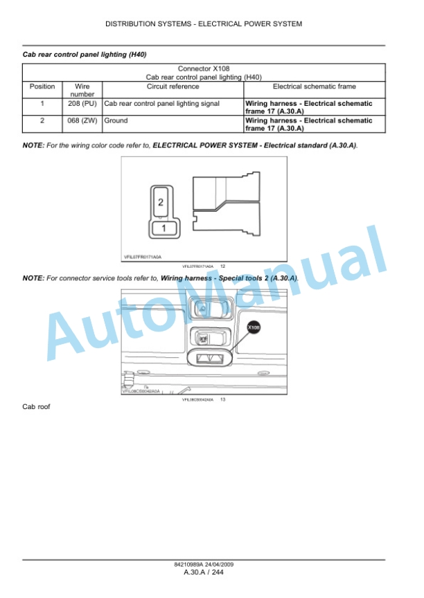 New Holland CSX7000 Service Manual 84210989A 2 New Holland CSX7000 Service Manual 84210989A-2