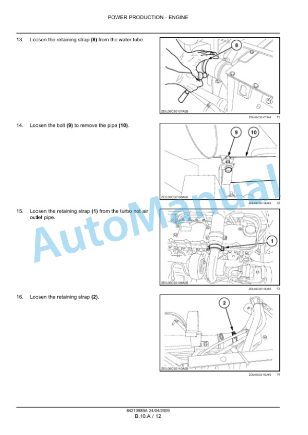 New Holland CSX7000 Service Manual 84210989A 3 New Holland CSX7000 Service Manual 84210989A-3