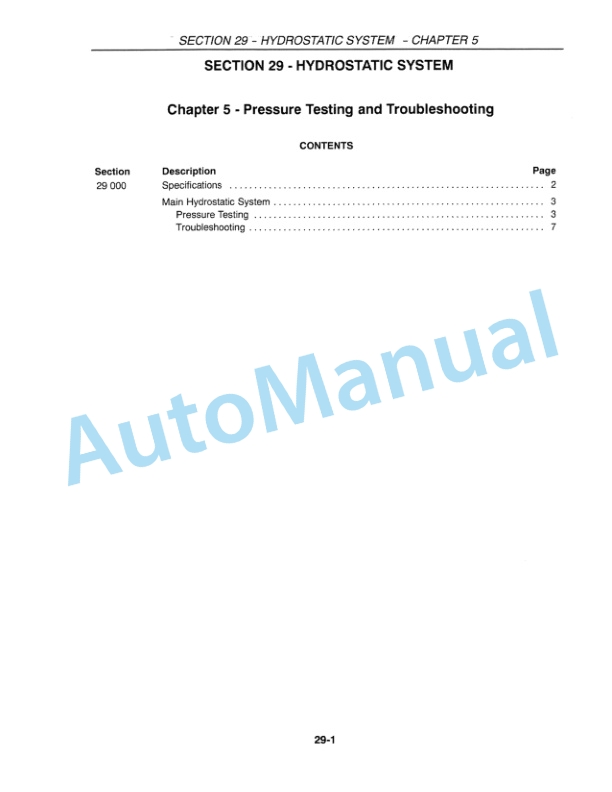 New Holland CX Series Repair Manual 86978875 5 New Holland CX Series Repair Manual 86978875-5
