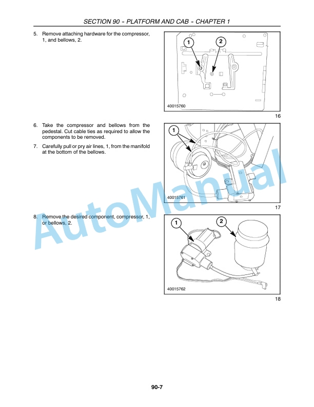 New Holland CX Series Repair Manual 86978883 5 New Holland CX Series Repair Manual 86978883-5