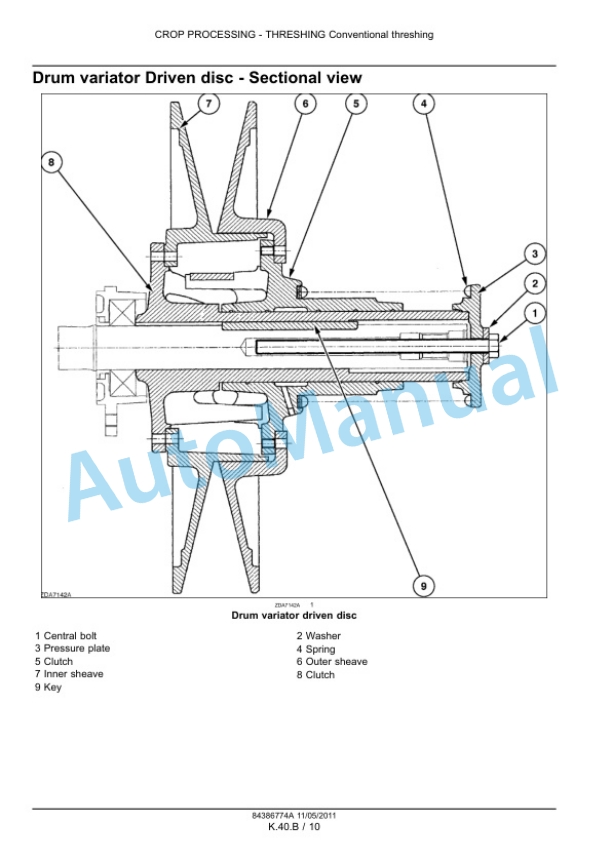 New Holland CX5000, CX6000 Series Combine Service Manual 84386774A 5 New Holland CX5000, CX6000 Series Combine Service Manual 84386774A-5