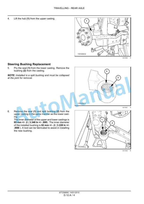 New Holland CX8030 - CR9090 Elevation Combine Repair Manual 87725889B1 3 New Holland CX8030 - CR9090 Elevation Combine Repair Manual 87725889B1-3